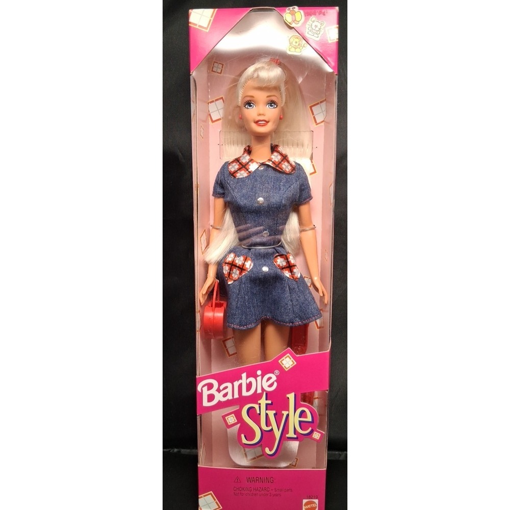 Vintage 1997 Mattel Barbie Style Doll #18219